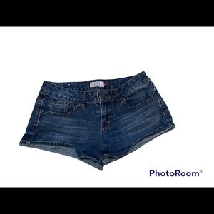 Denim shorts